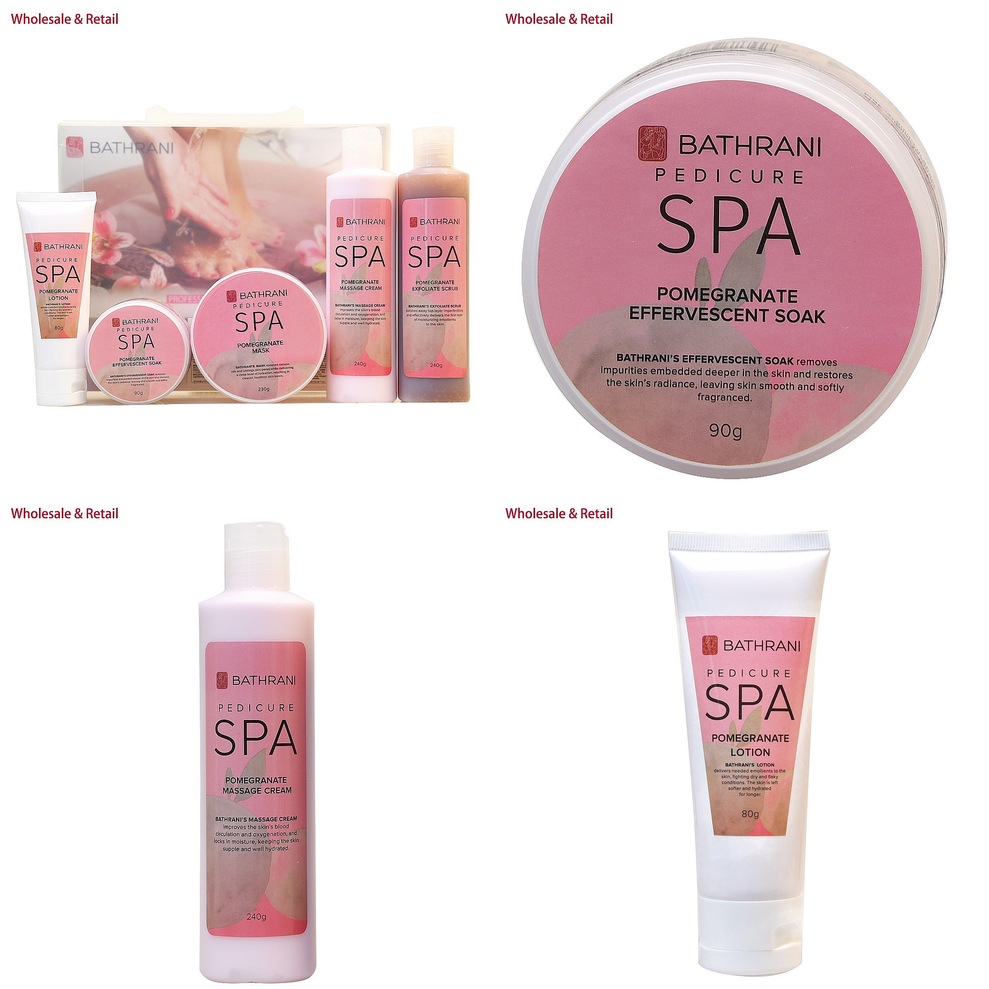 Luxury Skincare & Spa Reviews - Kit de Pedicure Spa, Sistema de