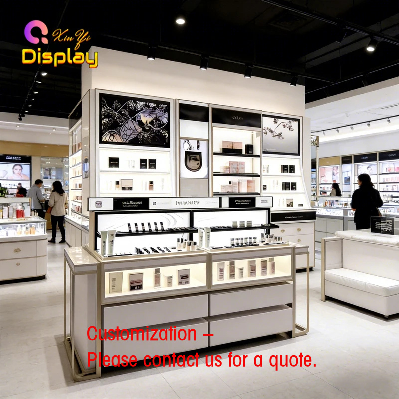 Expositores de Luxo para Lojas - Luxury Skincare Display avaliação e preço