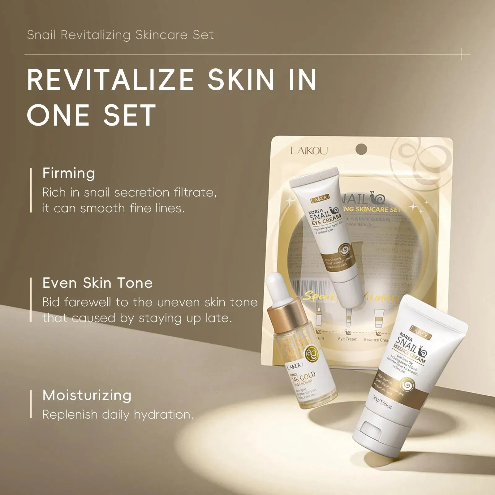 24k ouro caracol reparação sor - Luxury Natural Skincare avaliação e preço
