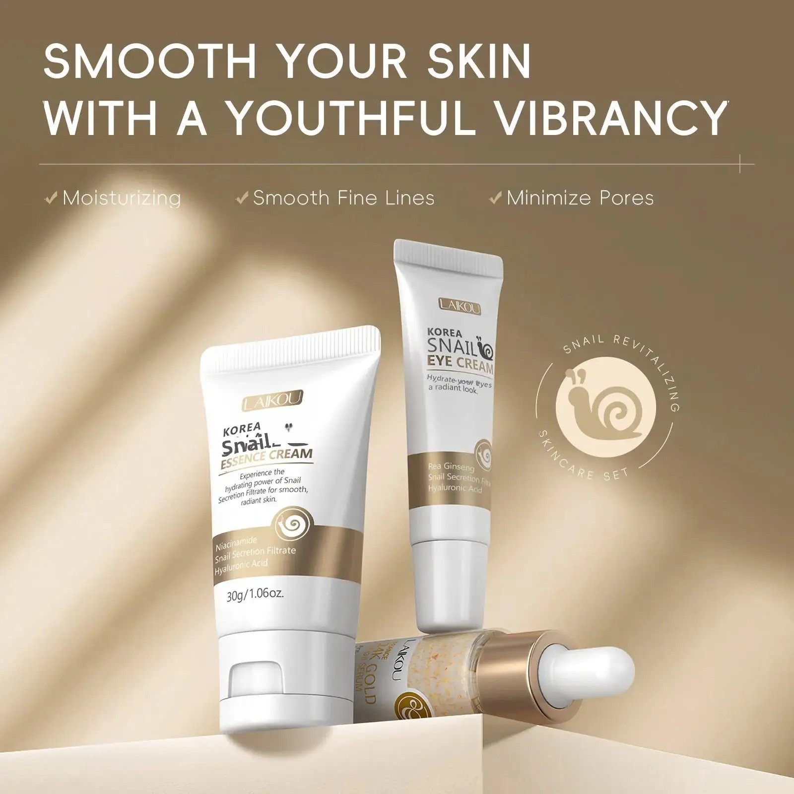 24k ouro caracol reparação sor - Luxury Natural Skincare avaliação e preço