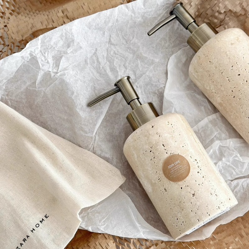 Dispensador de loção de pedra  - Luxury Natural Skincare avaliação e preço