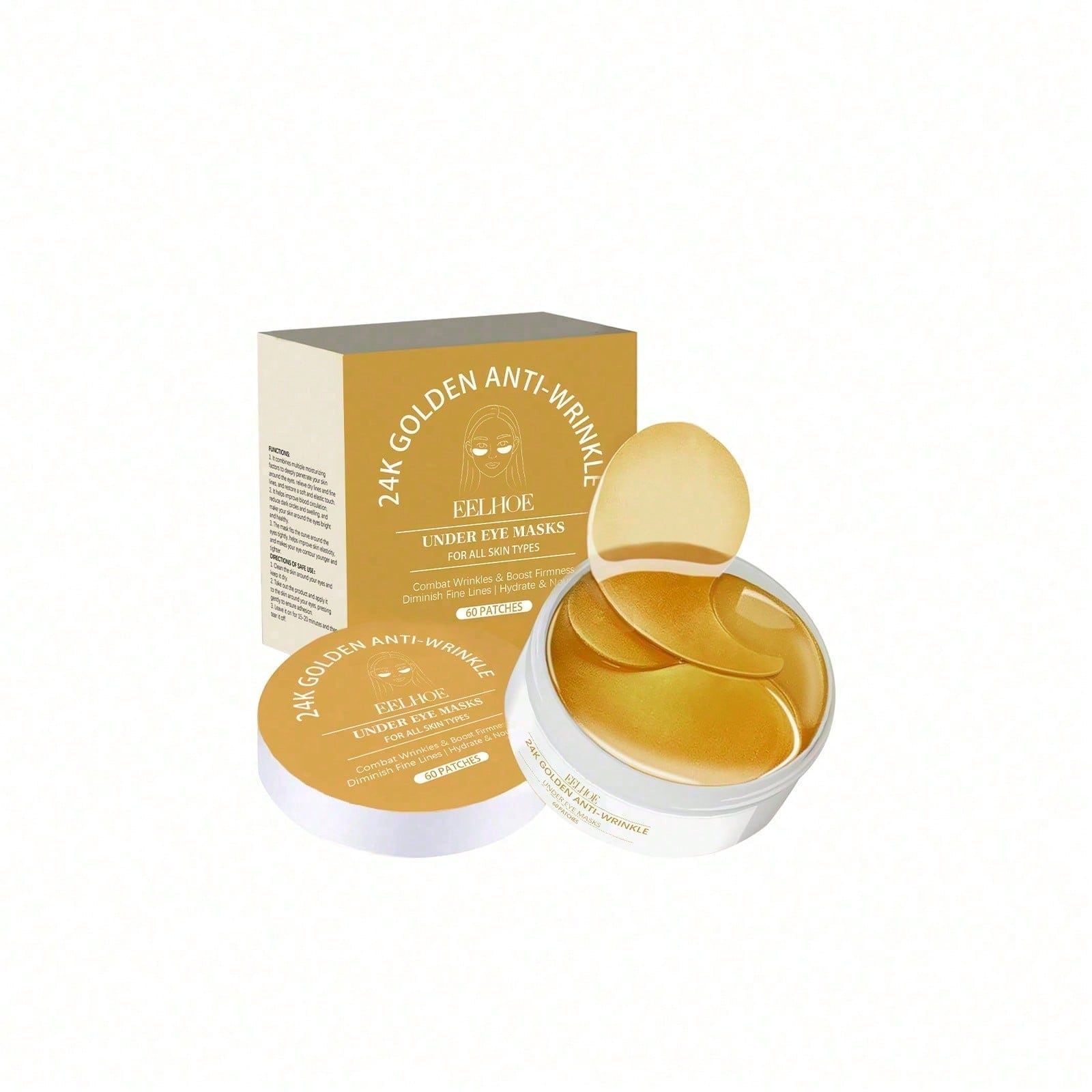 Máscara para Olhos em Ouro 24K - Luxury Skincare Mask avaliação e preço
